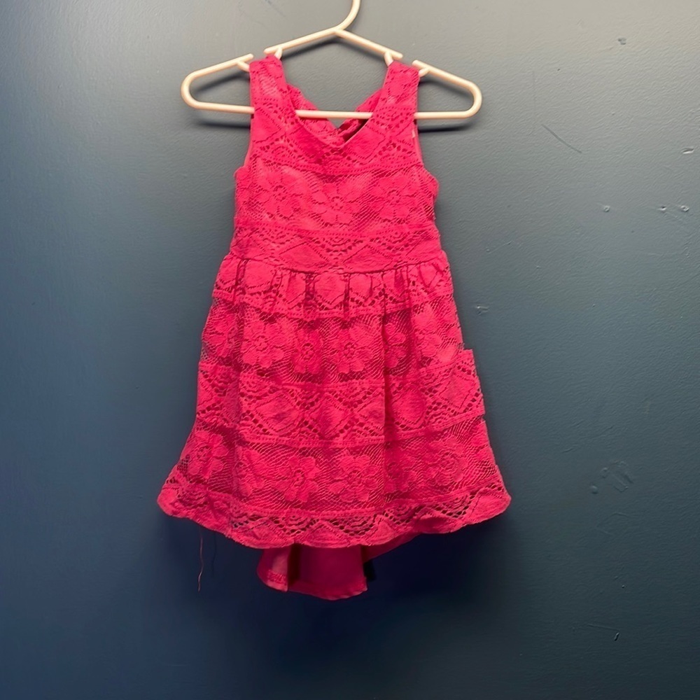 Pink Lace Dress
